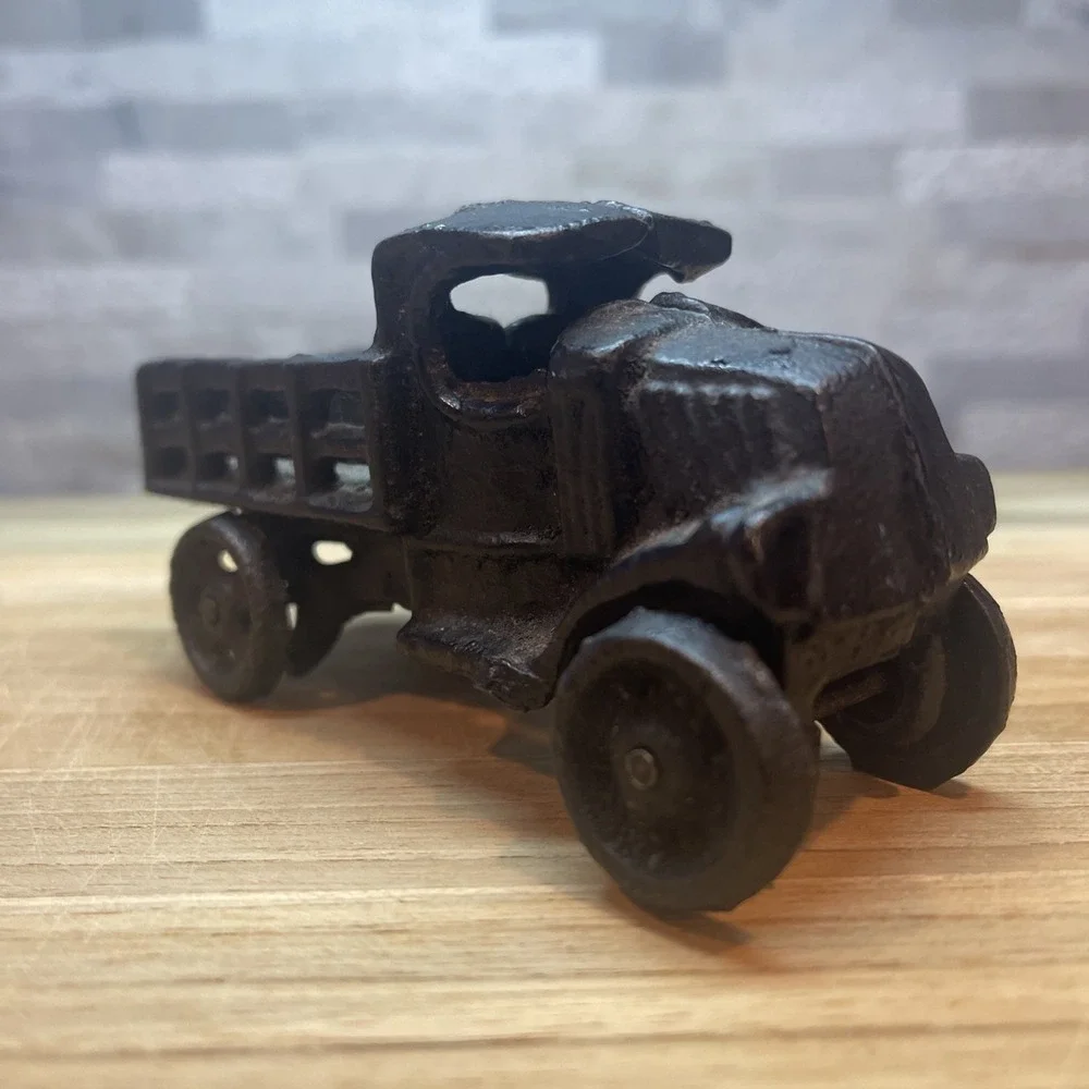 Vtg 4.75 AC Williams MACK Stake Truck Cast Iron Toy Man Cave‎ Kenton Arcade ASIS